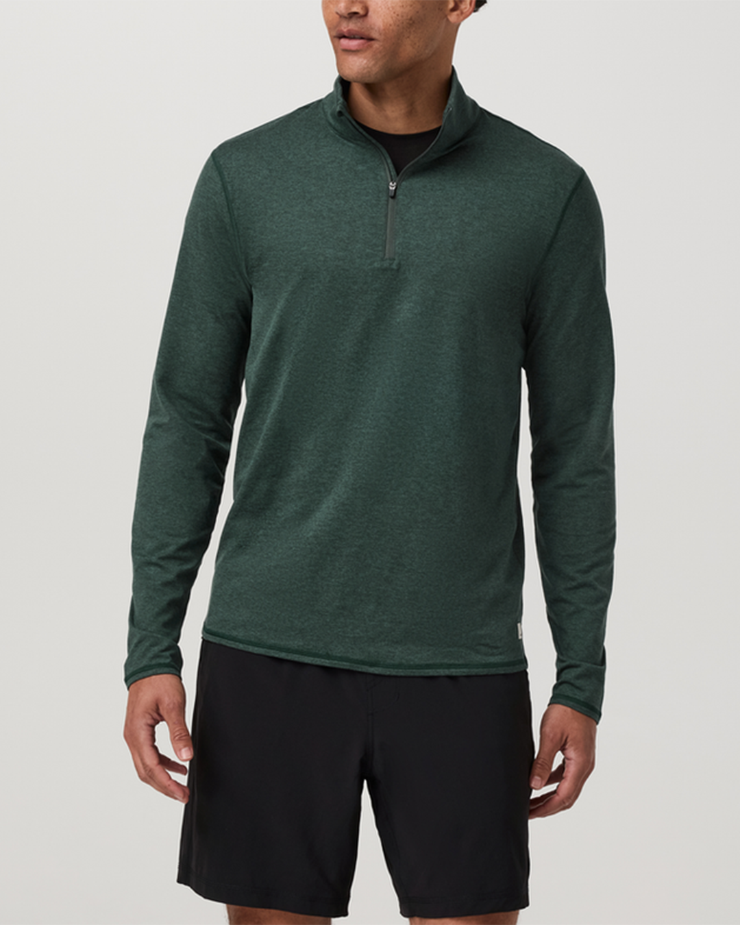 Mens Ponto 1/2 Zip Mock Neck