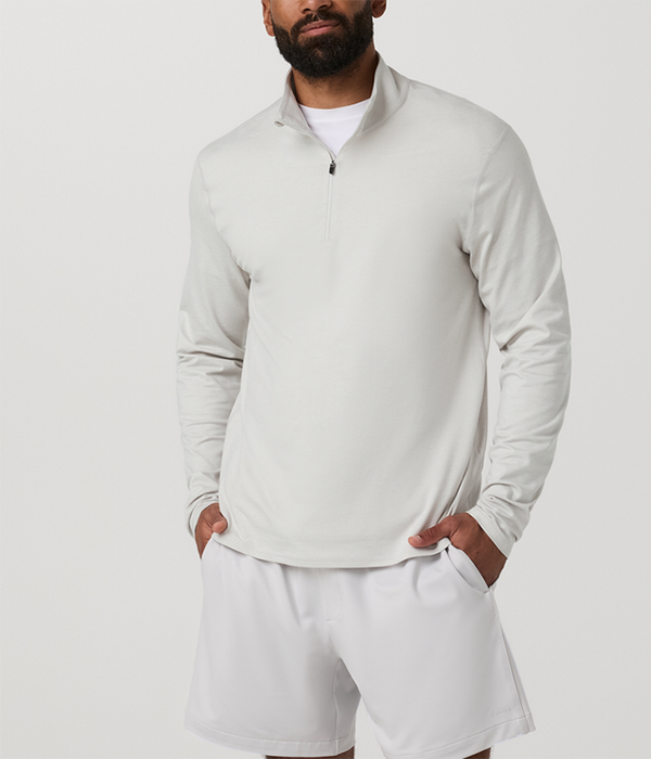 Mens Ponto 1/2 Zip Mock Neck