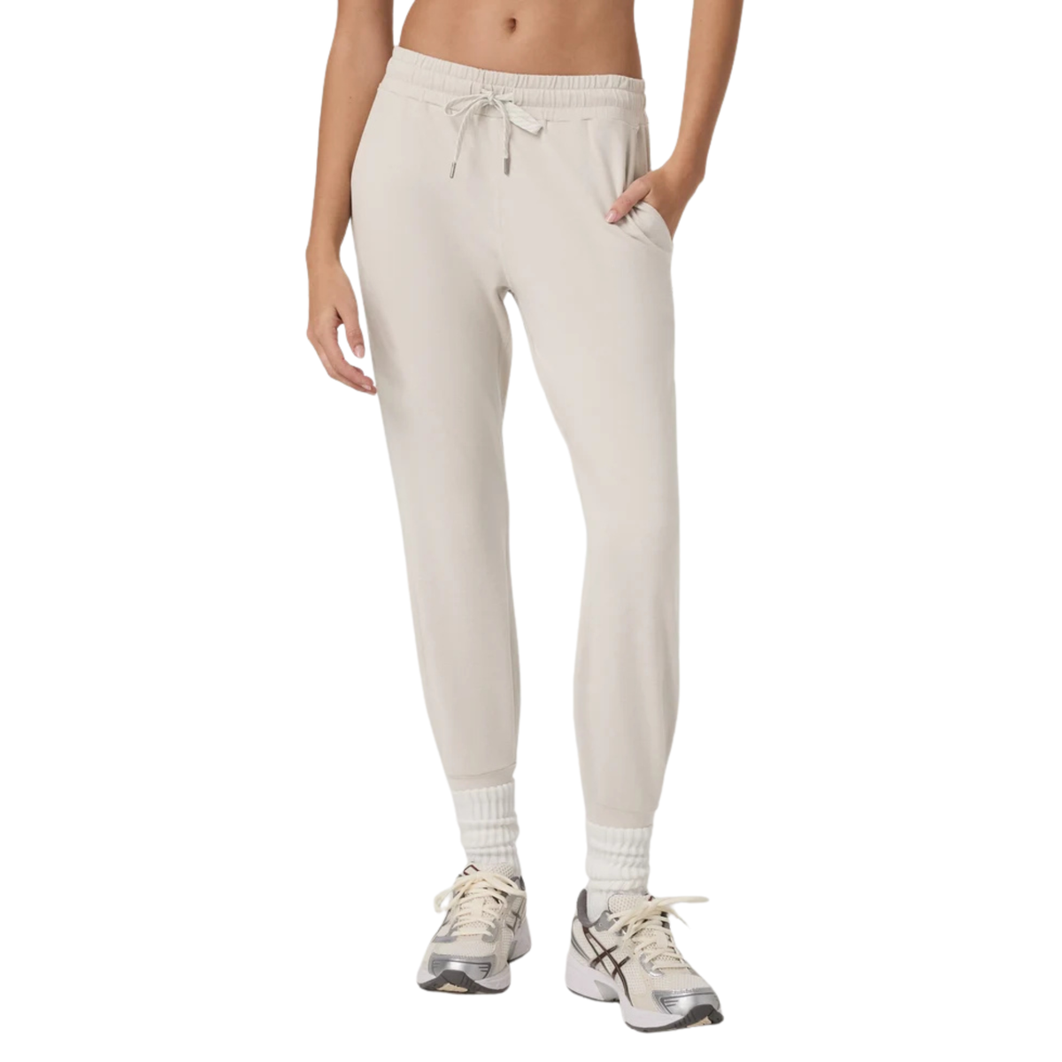 Vuori Vuori Womens Performance Jogger-Ecru Heather