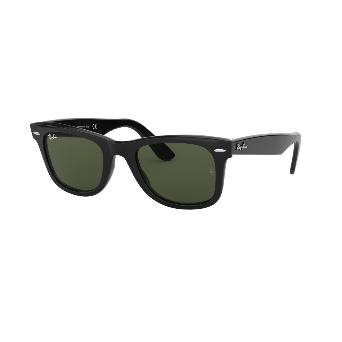 Ray-Ban Wayfarer Black W/ Green Polarized