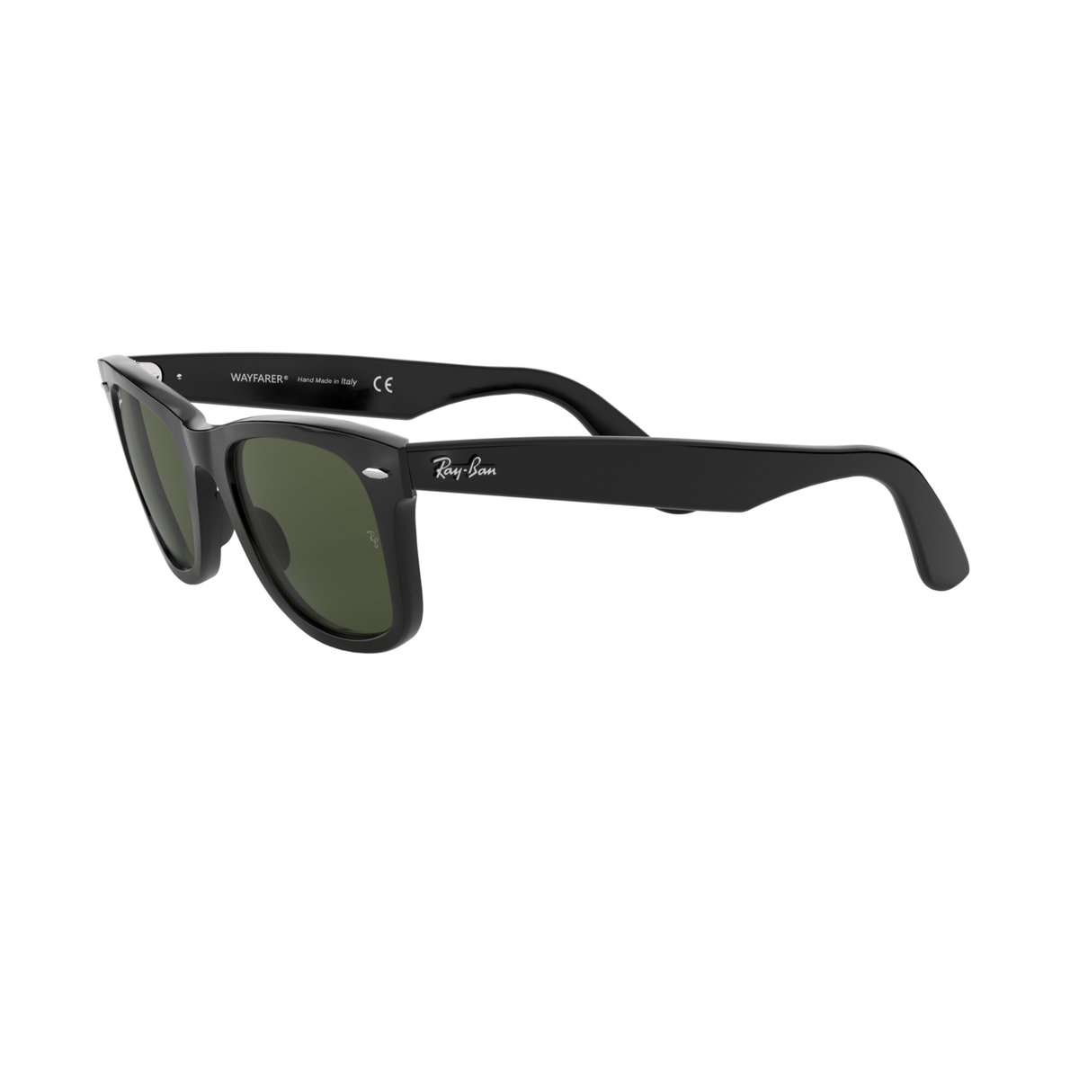 Ray-Ban Wayfarer Black W/ Green Polarized