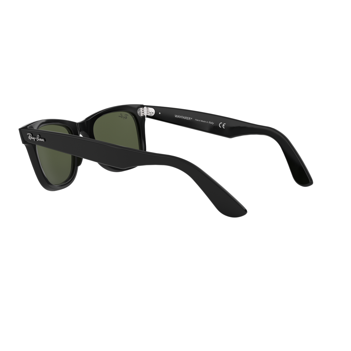 Ray-Ban Wayfarer Black W/ Green Polarized