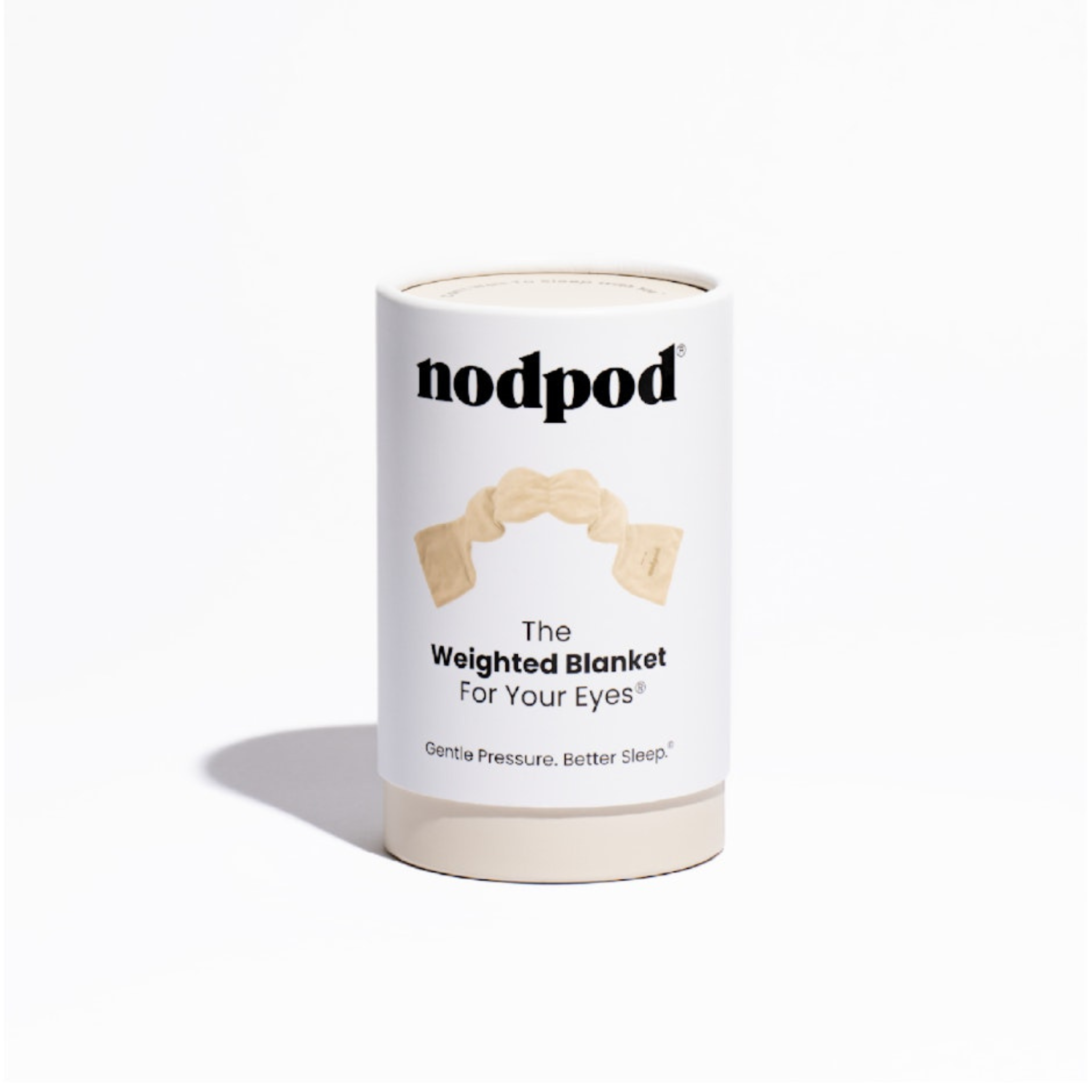 Nodpod Weighted Sleep Mask - Eye Mask Bone