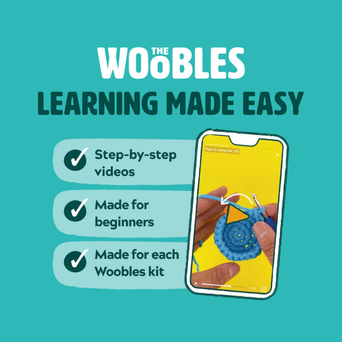 The Woobles Willis the Rhino Crochet Kit
