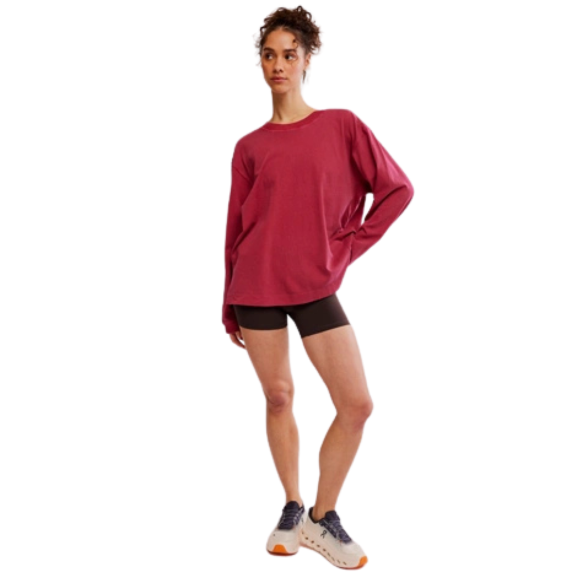 Free People Women Hustle Layer - Brick