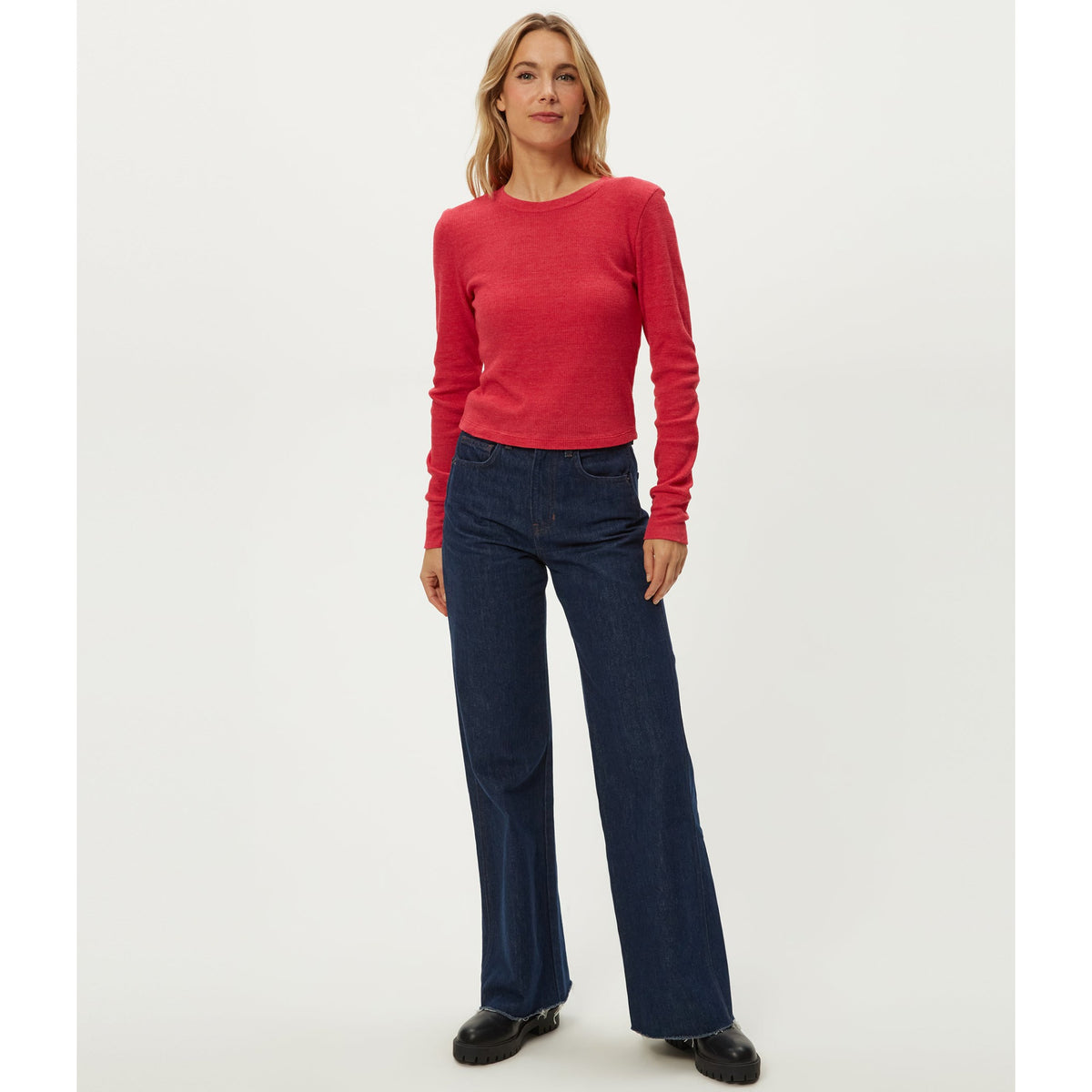 Michael Stars Women's Palmer Cropped Tee