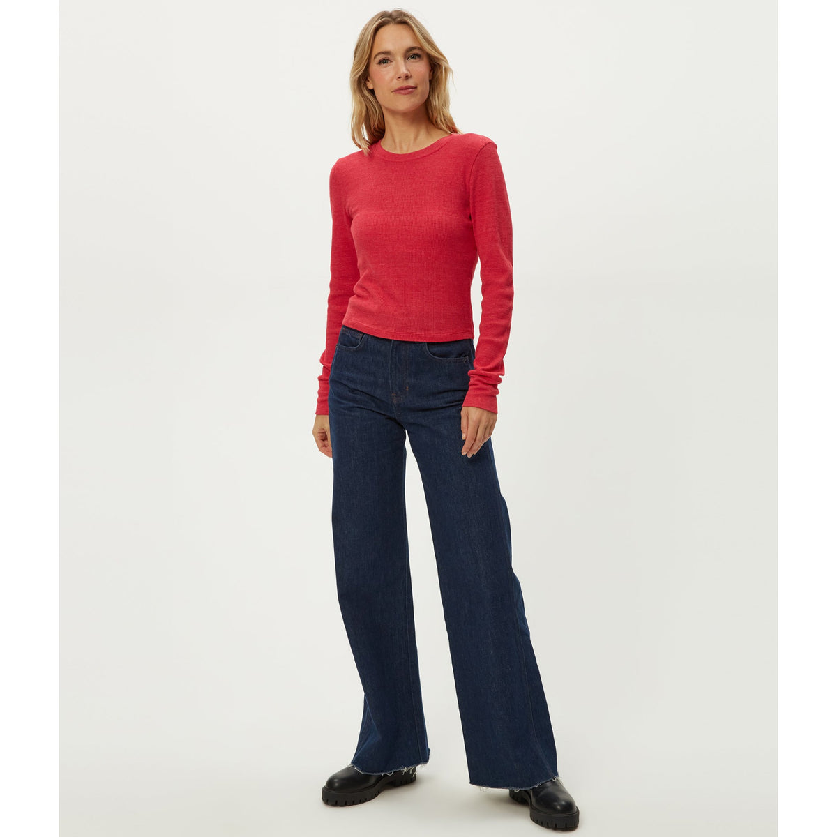 Michael Stars Women's Palmer Cropped Tee