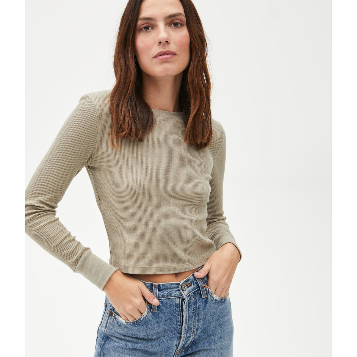 Michael Stars Women's Palmer Cropped Tee