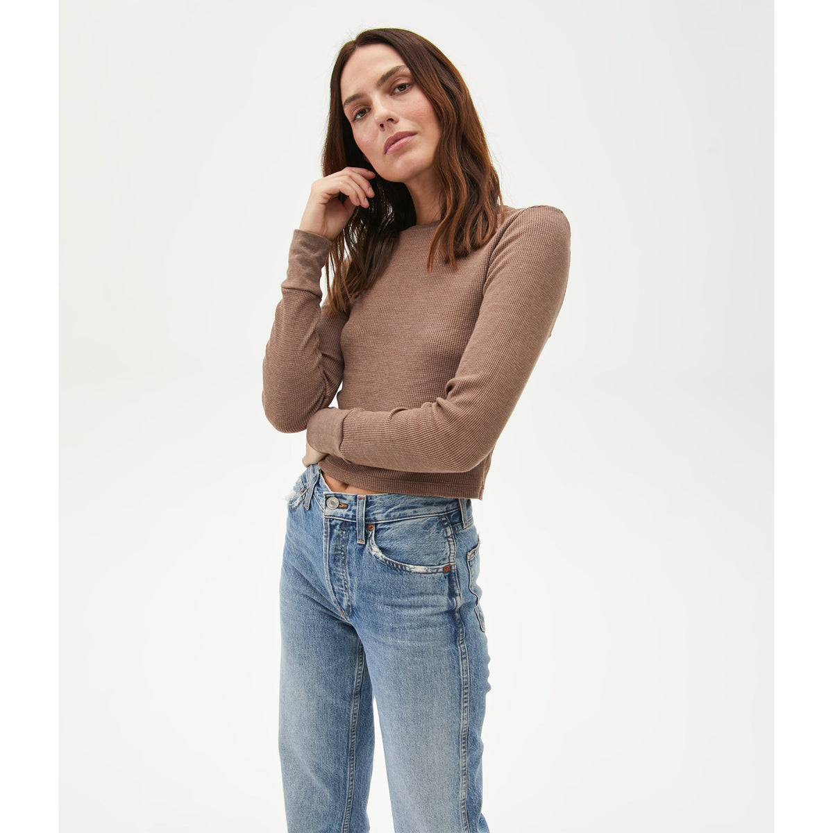 Michael Stars Women's Palmer Cropped Tee