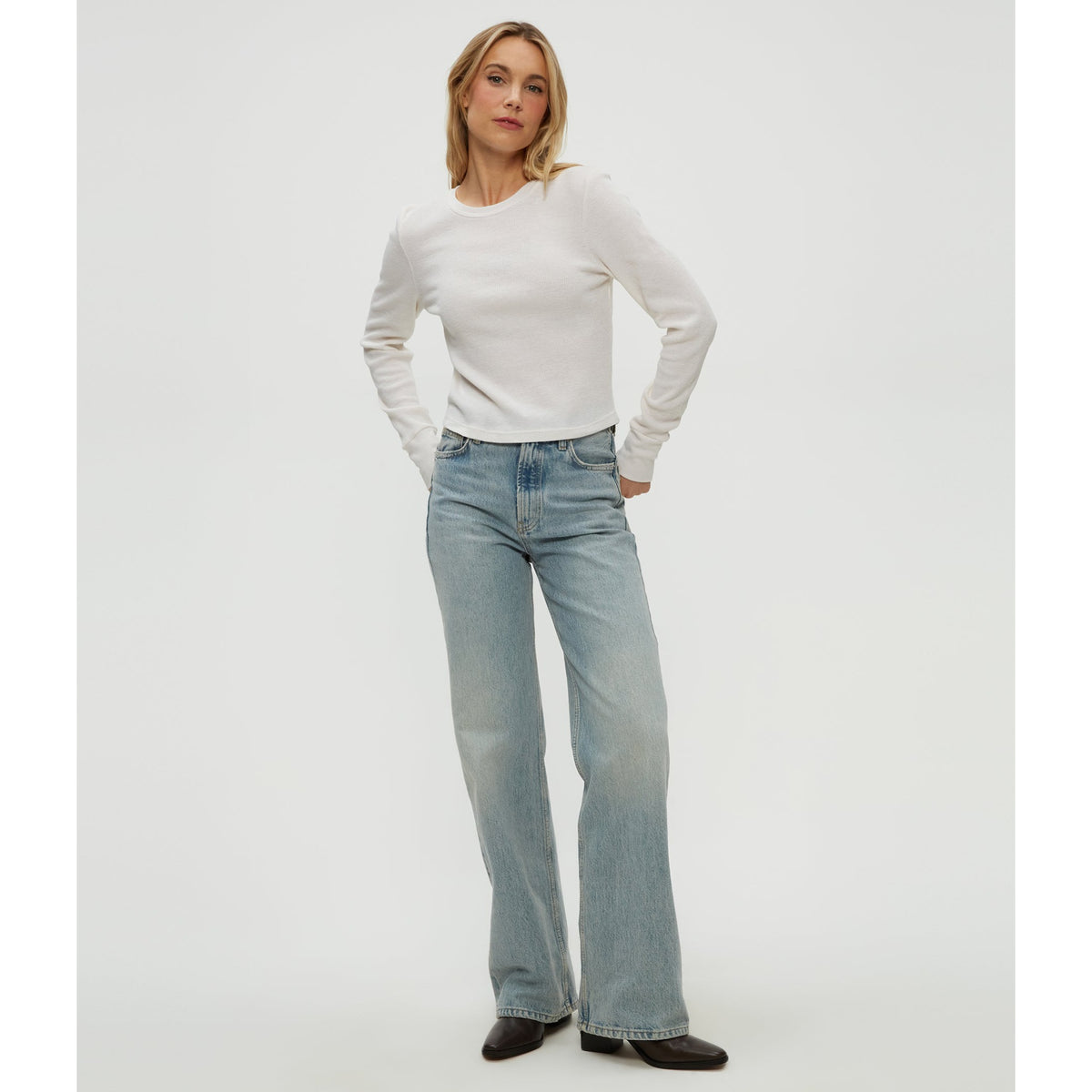 Michael Stars Women's Palmer Cropped Tee