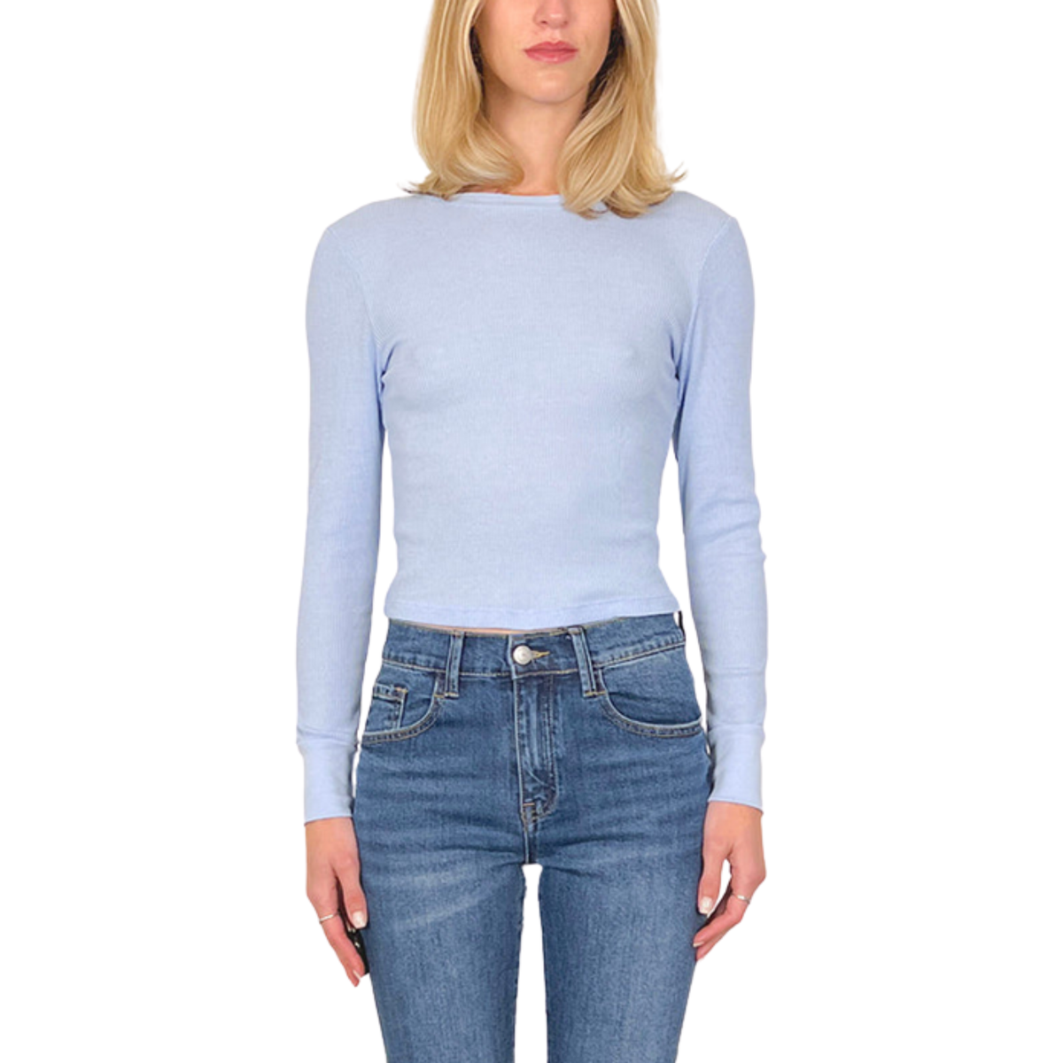 Michael StarsWomen's Palmer Cropped Tee-Breeze