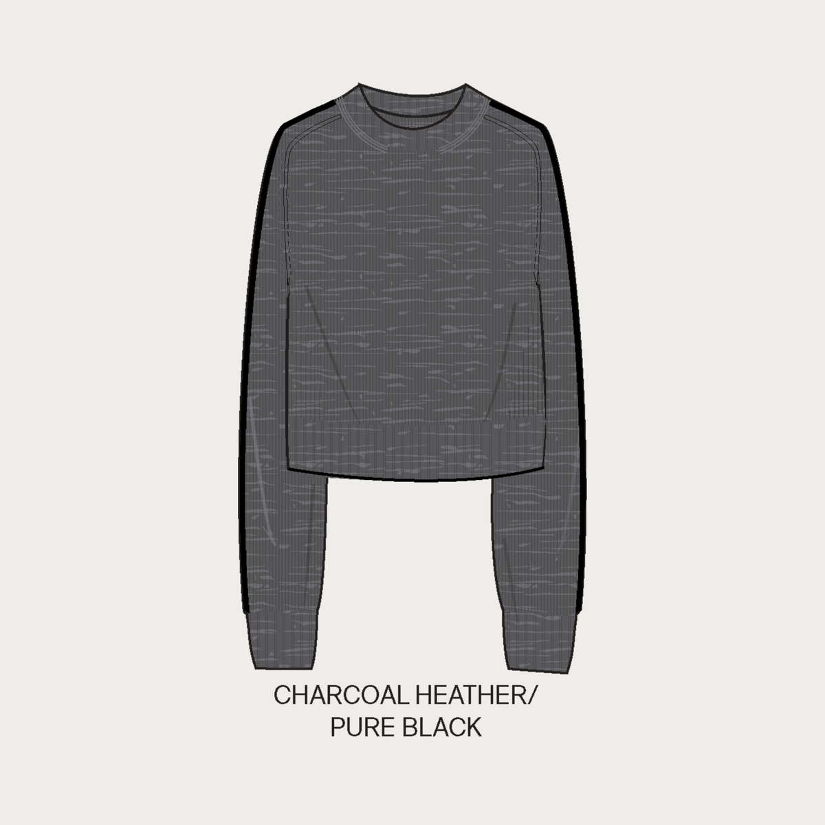 Rhone Womens Forever Sweater in Charcoal Heather-Charcoal Heather