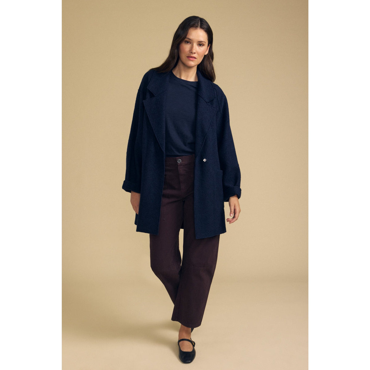 Velvet Womens Abby Coat-Navy