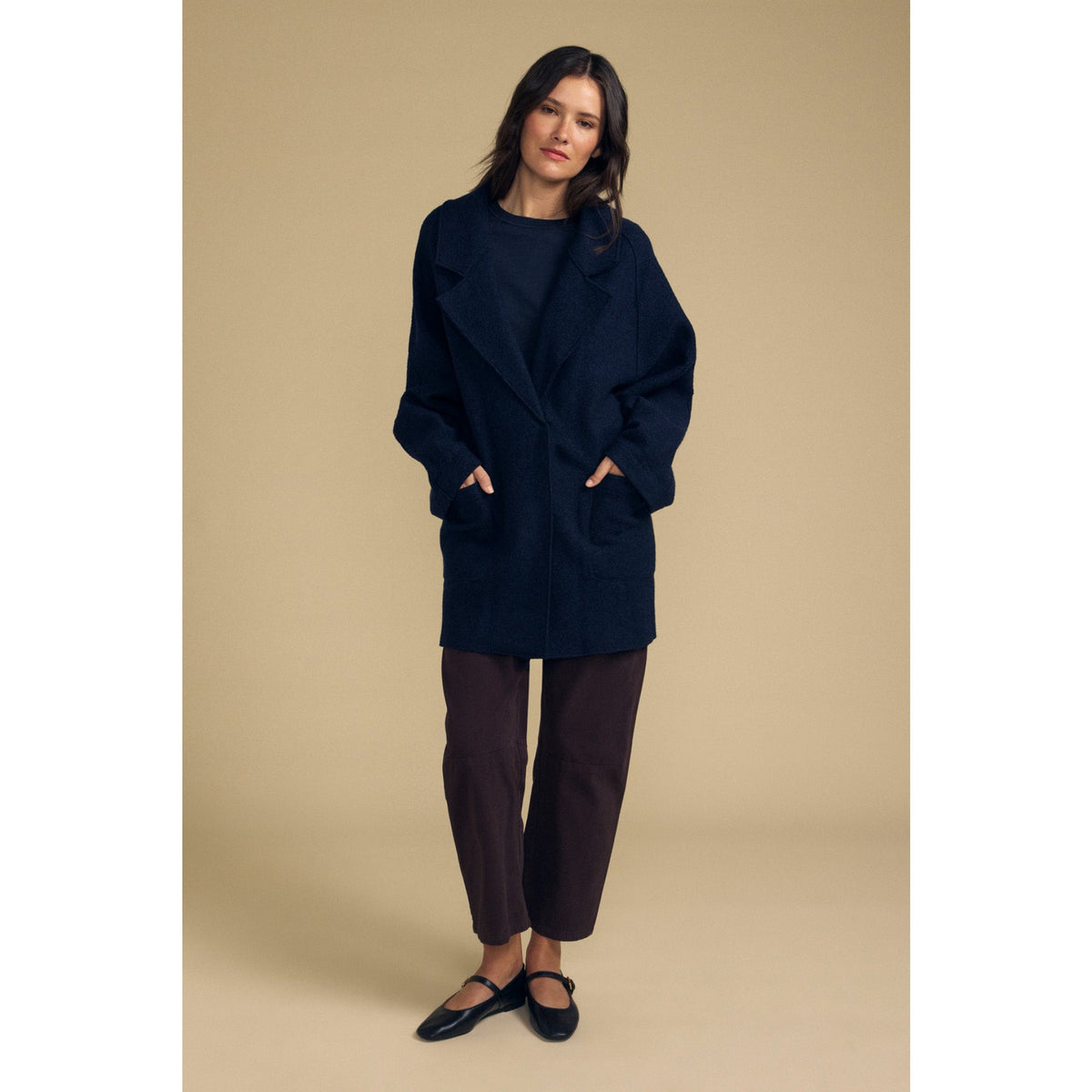Velvet Womens Abby Coat-Navy