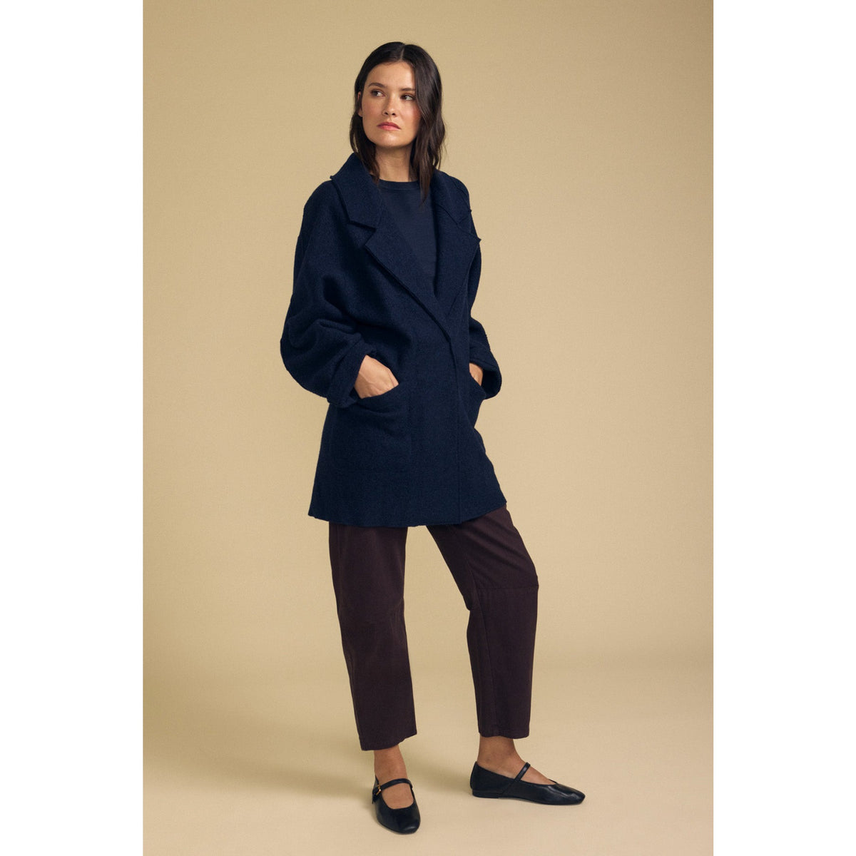 Velvet Womens Abby Coat-Navy