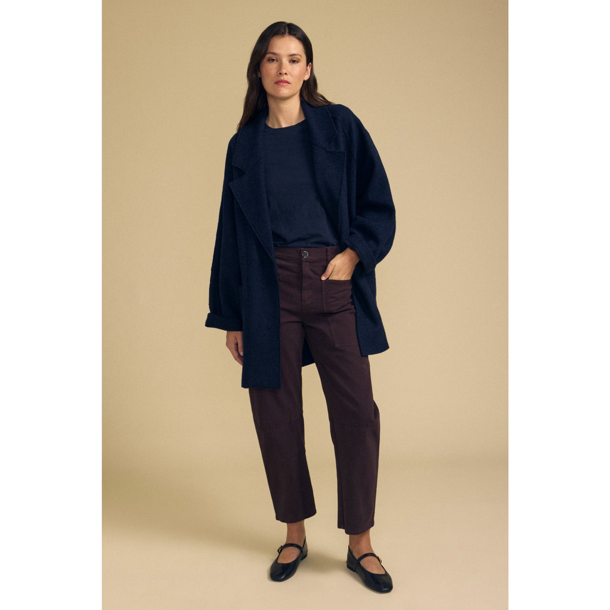 Velvet Womens Abby Coat-Navy