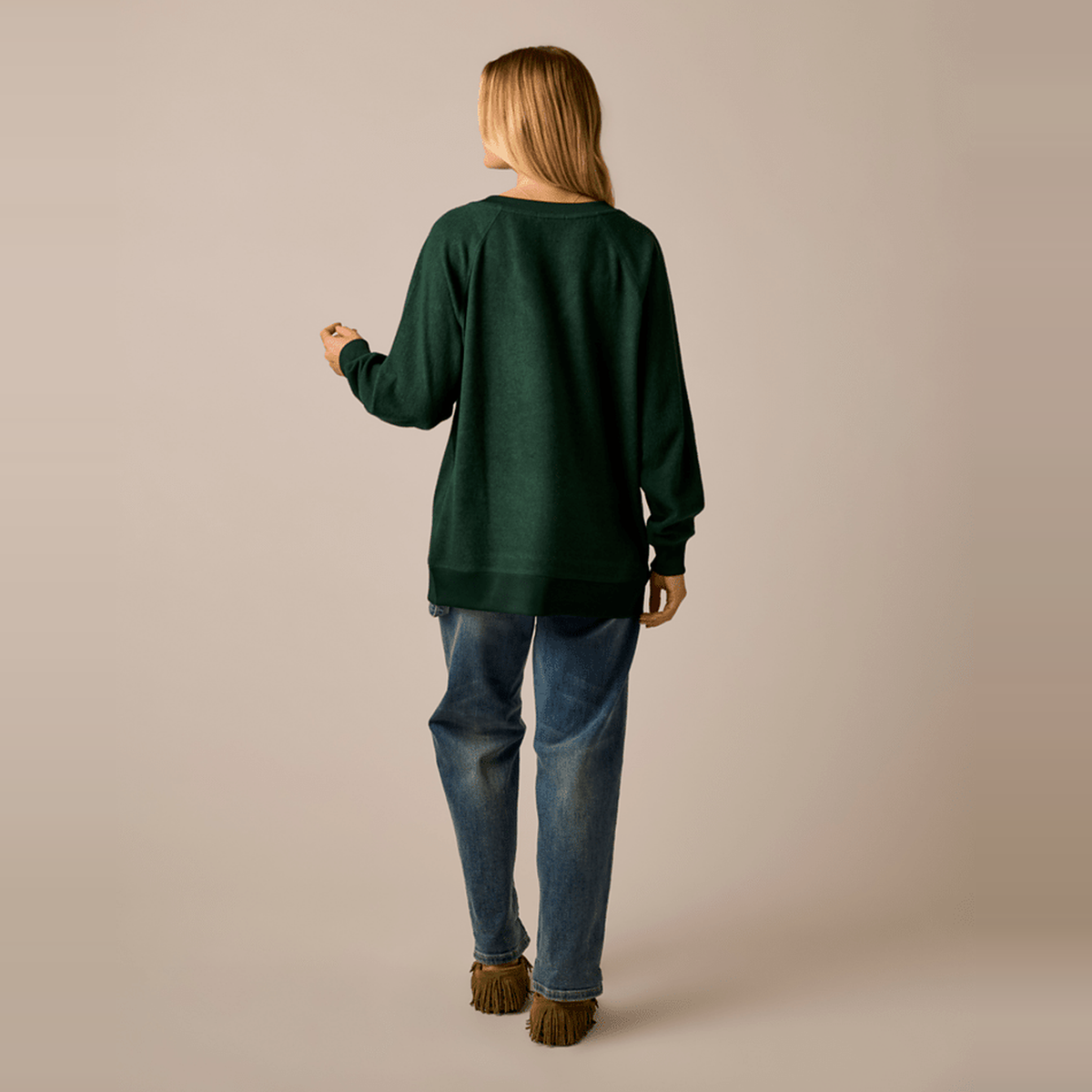 Carve Designs Womens Alena Supersoft Top - 342_Dark Pine Heather