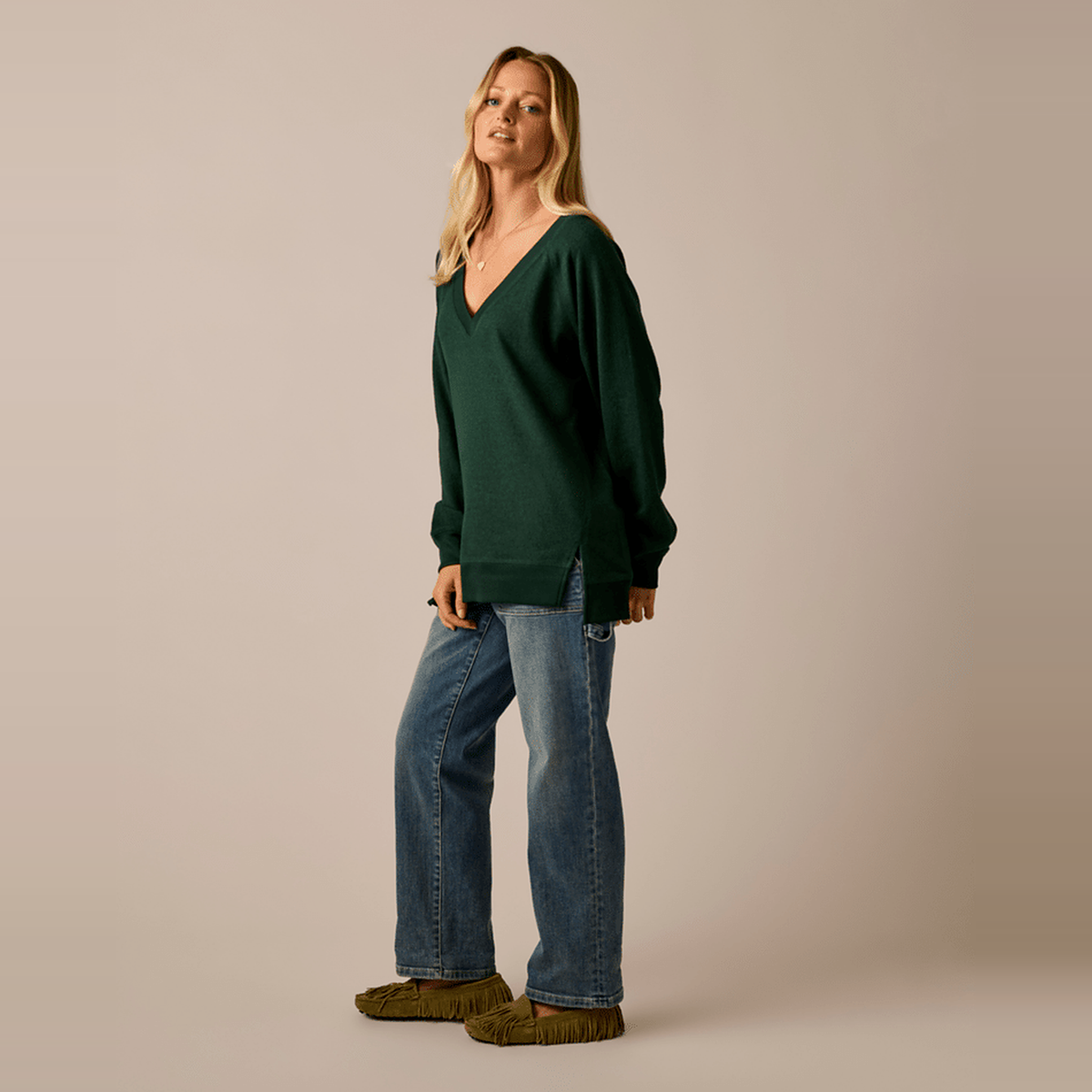 Carve Designs Womens Alena Supersoft Top - 342_Dark Pine Heather