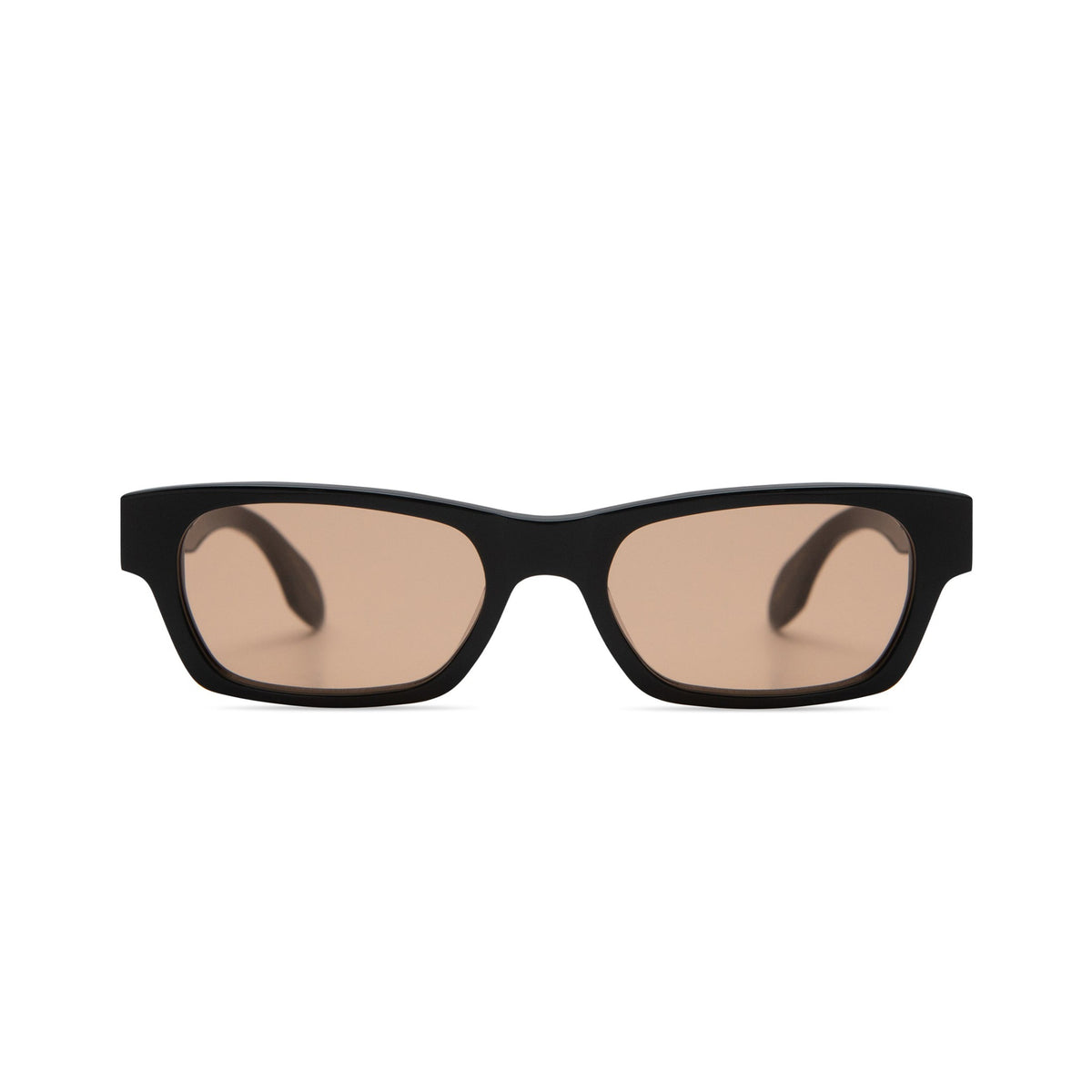 Elisa Johnson Womens Alix in Gloss Black Amber Lens