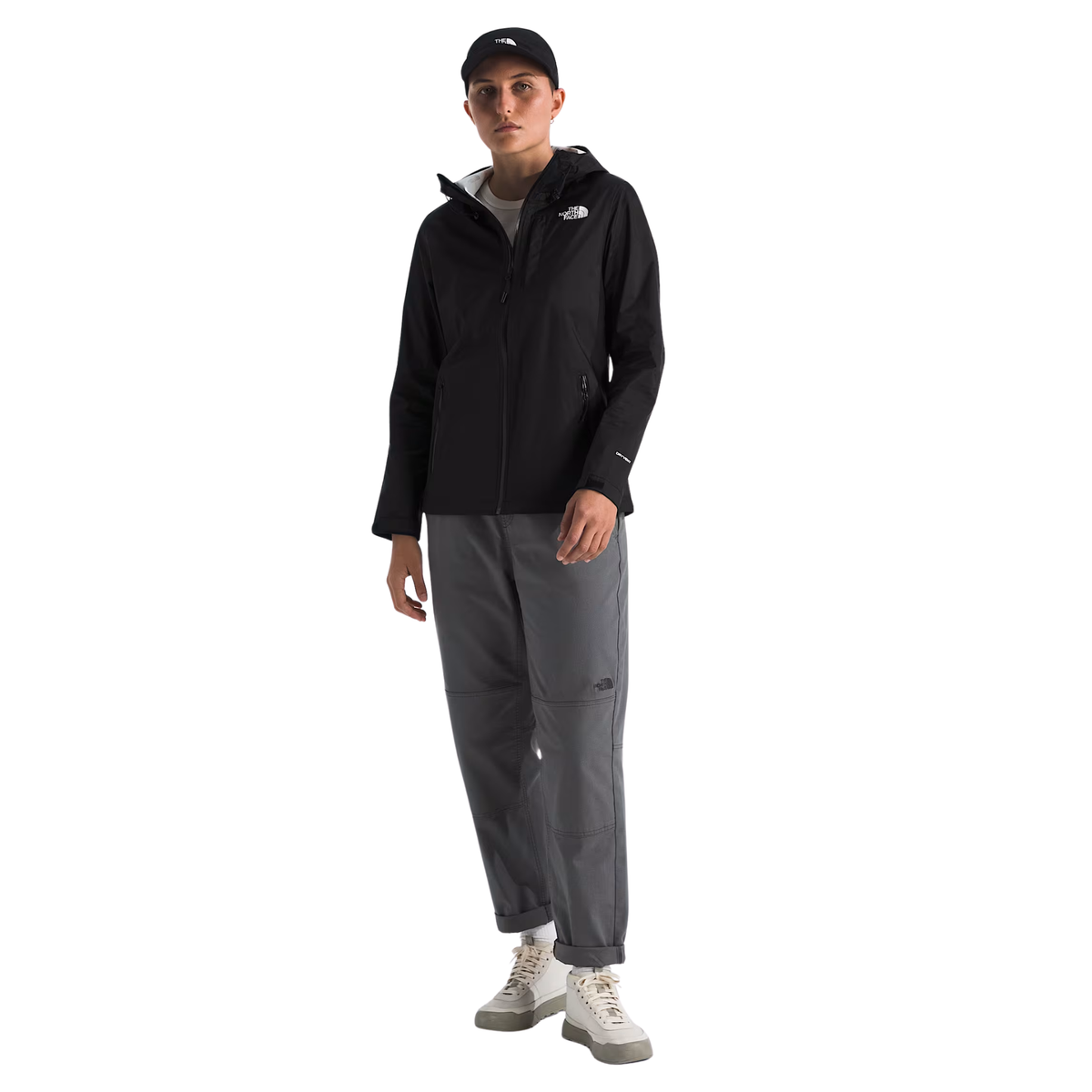 The North Face Womens Alta Vista Rain Jacket- TNF Black