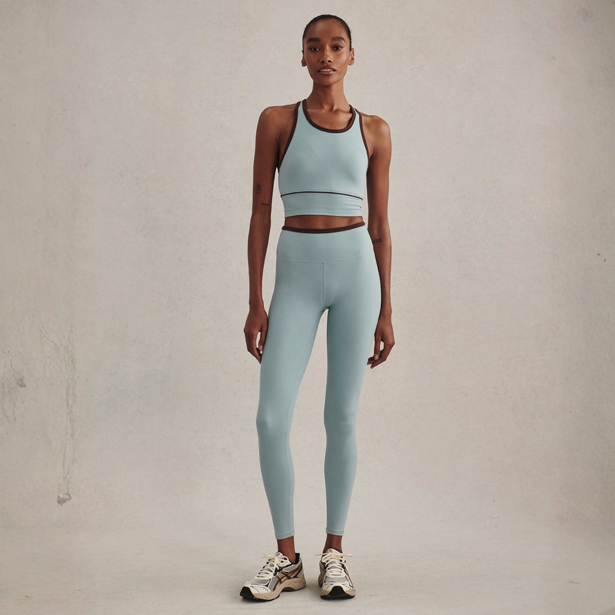 Varley Womens Always Contrast High Rise Legging 25-Tourmaline