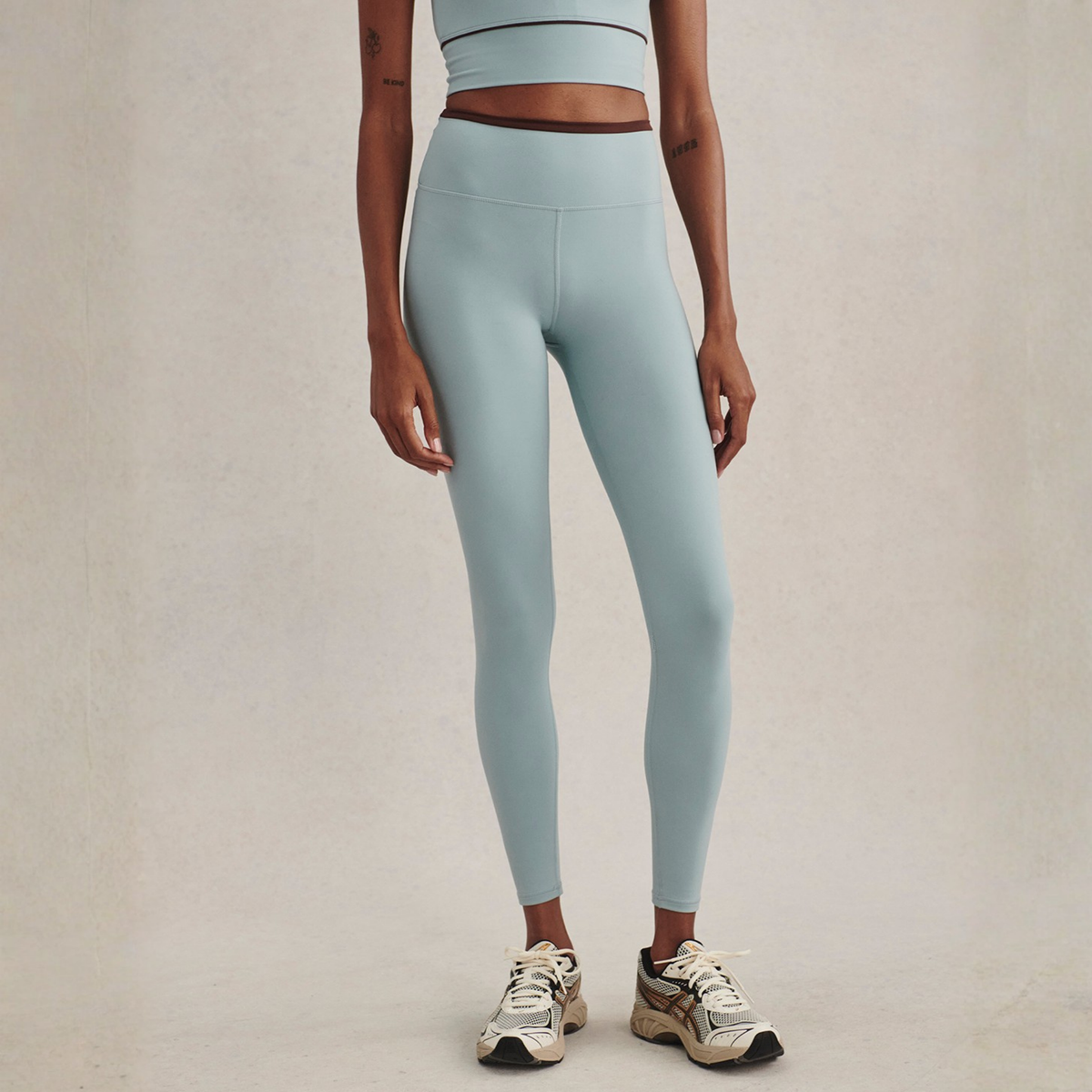 Varley Womens Always Contrast High Rise Legging 25-Tourmaline