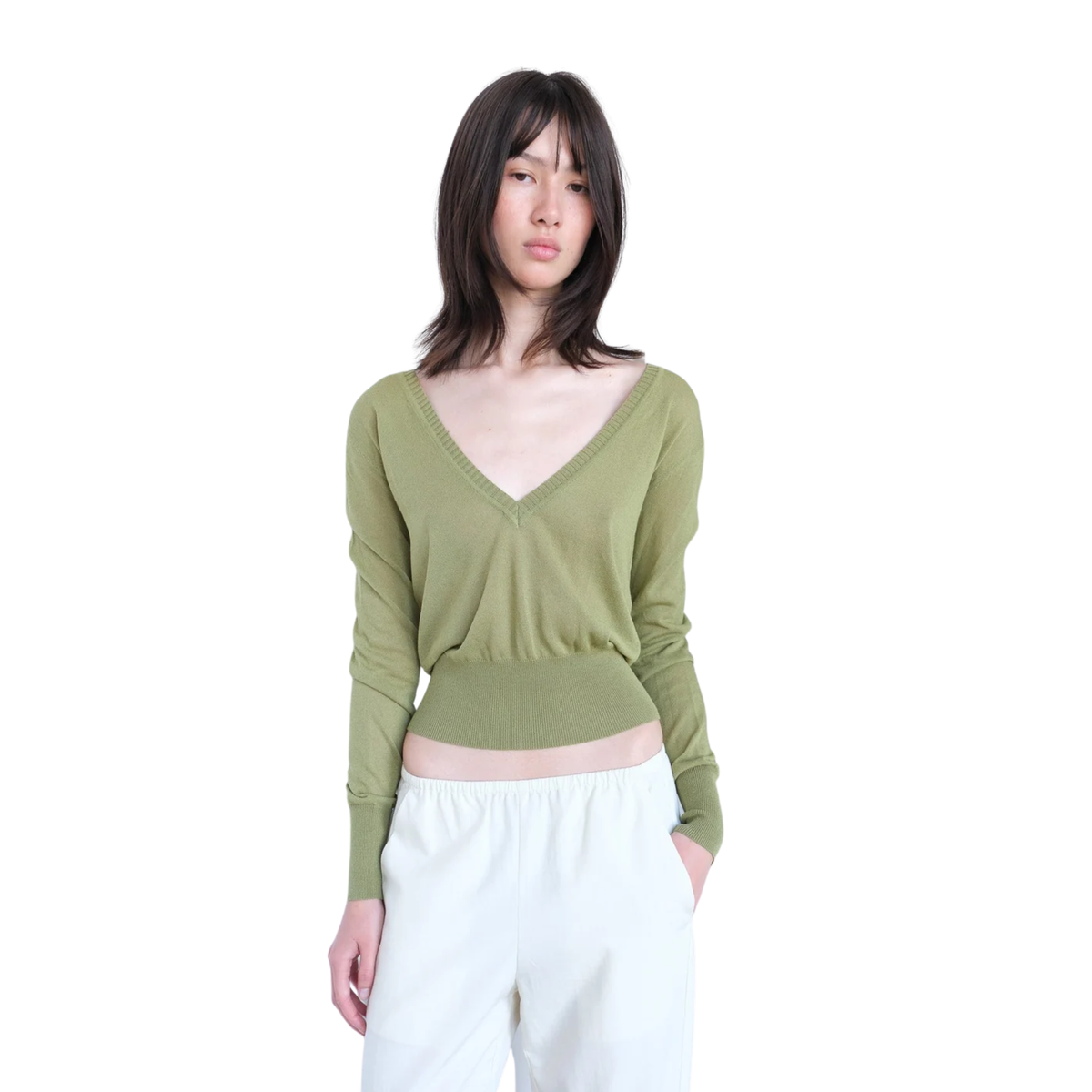 Geel Womens  Amanda Top-Pistachio