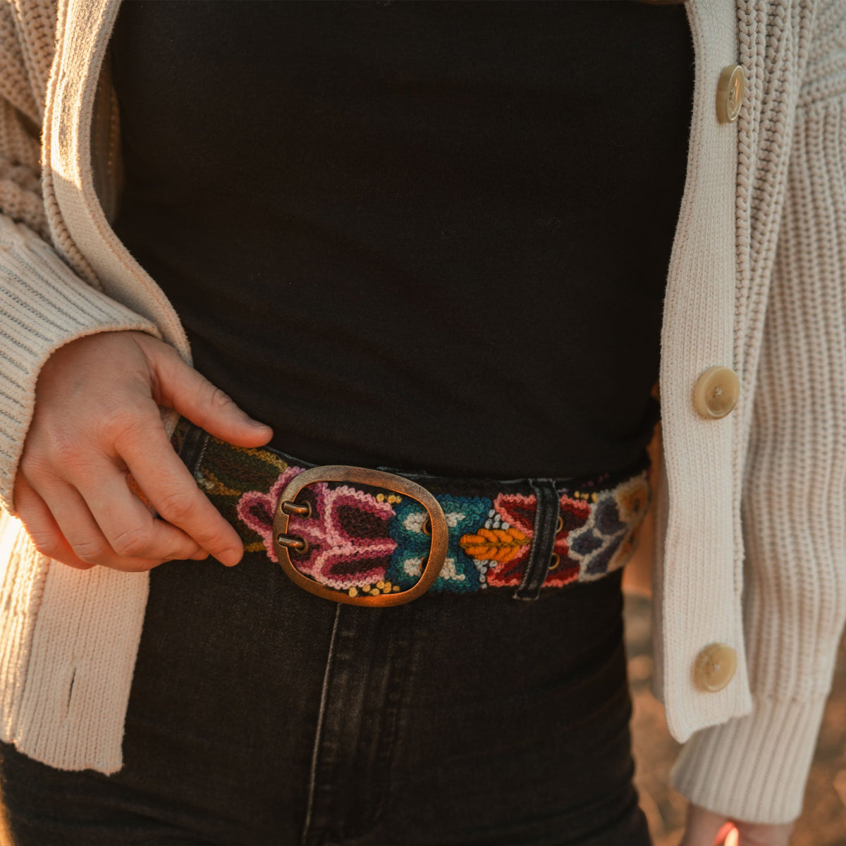 Pistil Hats Womens Andina Belt Belt - Brown