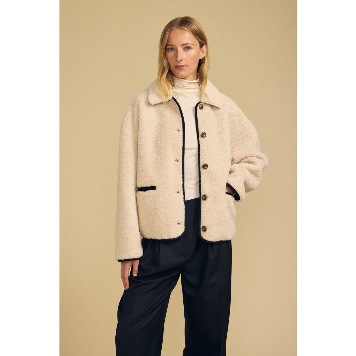 Velvet Womens Anika Cardigan - Cream