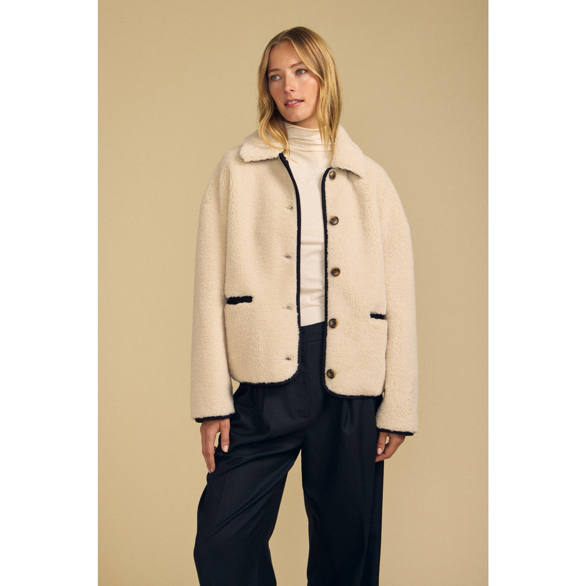 Velvet Womens Anika Cardigan - Cream