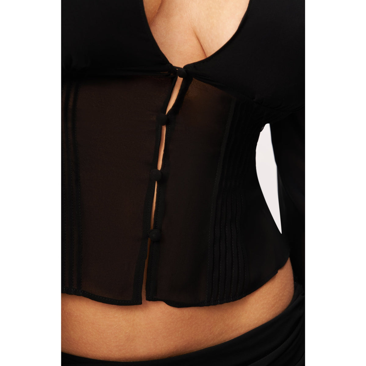 Guizio Womens Ara Longsleeve Top - Black