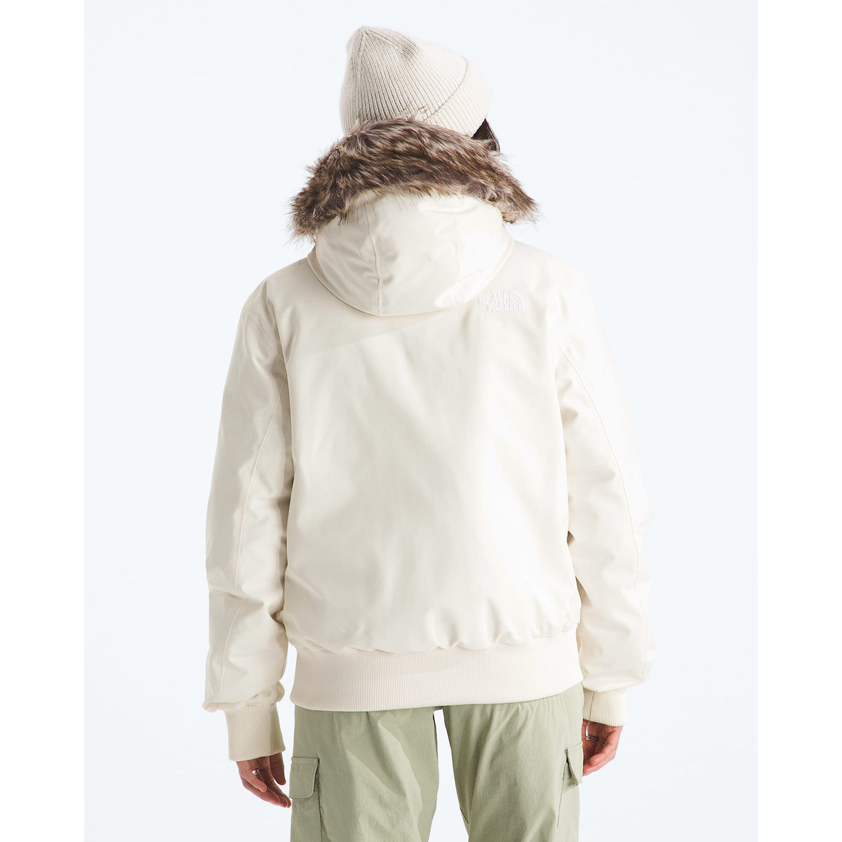 The North Face Womens Arctic Bomber - QLI_White Dune