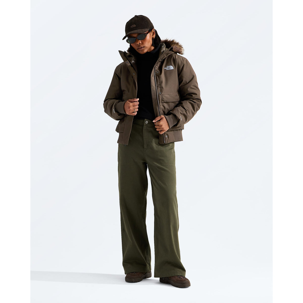 The North Face Womens Arctic Bomber - Dark Chestnut