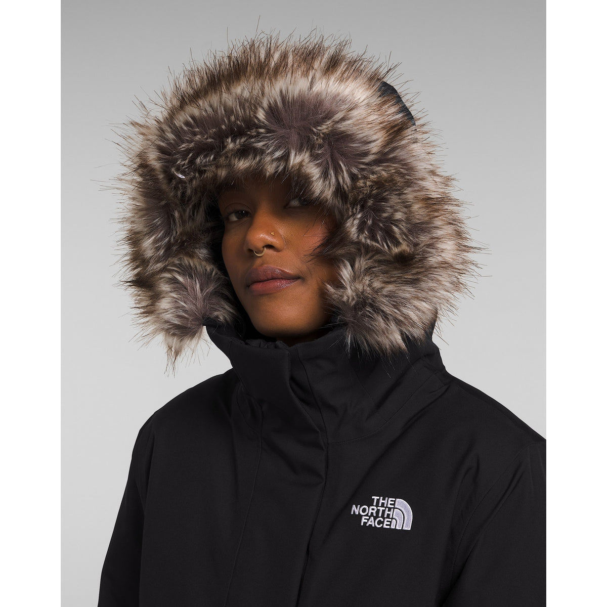 The North Face Womens Arctic Parka F25 - TNF Black-NPF