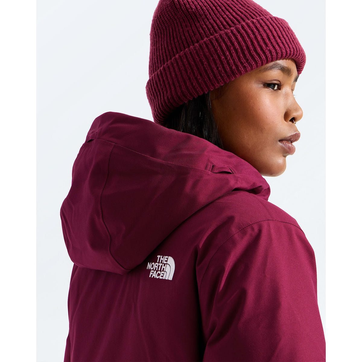 The North Face Womens Arctic Parka F25 - Burgundy Crush