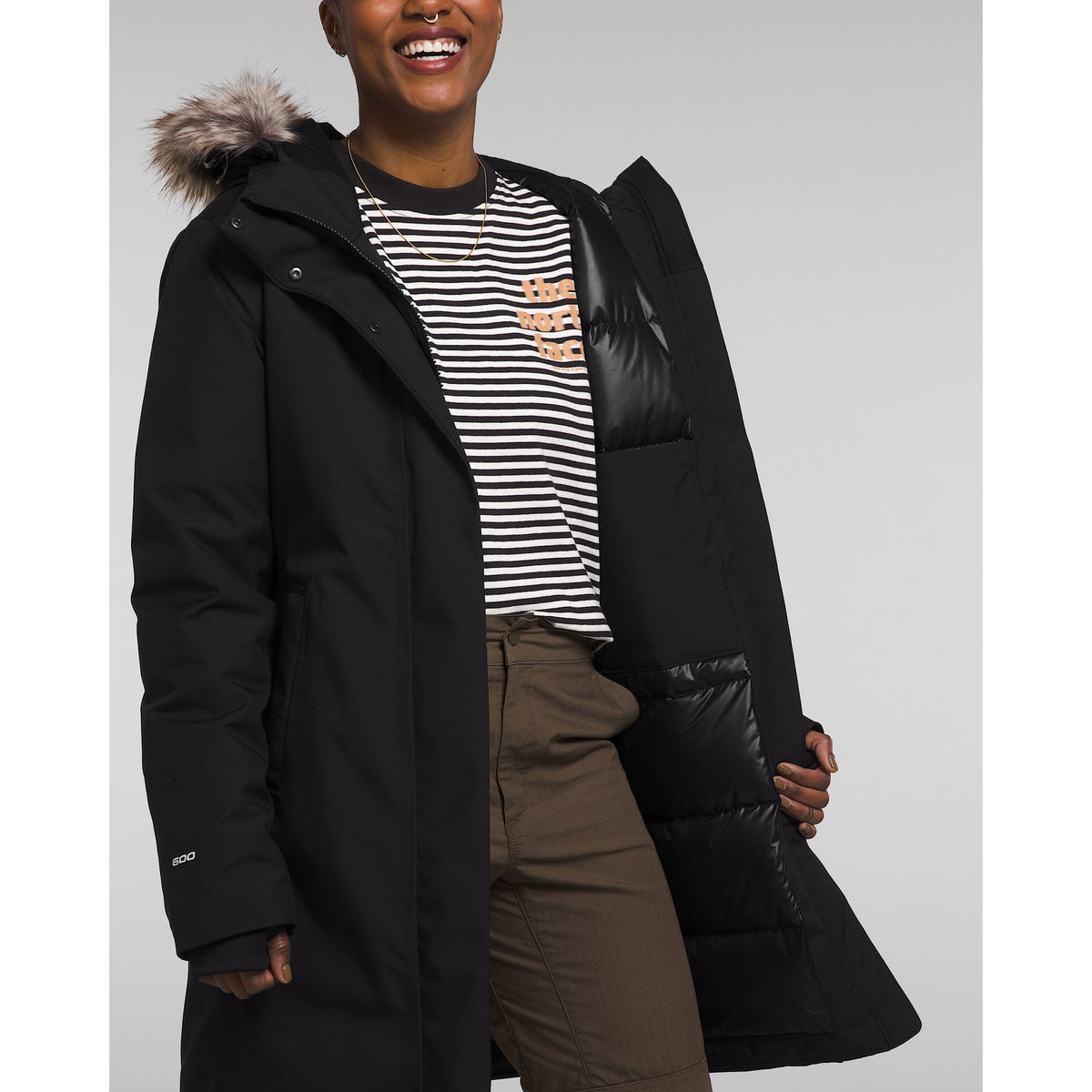 The North Face Womens Arctic Parka F25 - 4H0_TNF Black-NPF