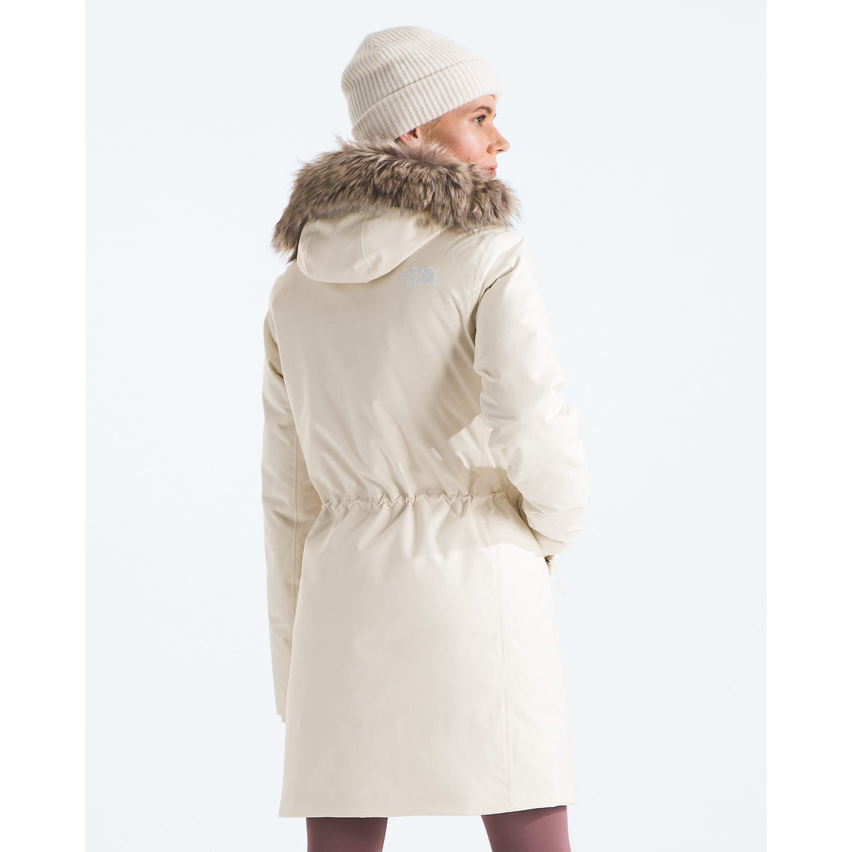 The North Face Womens Arctic Parka F25 - QLI_White Dune