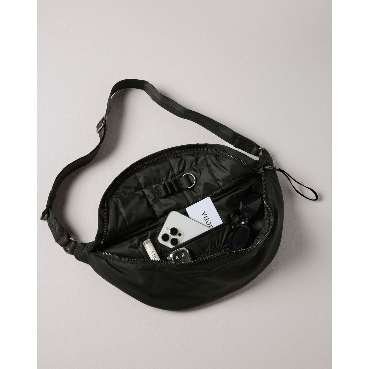 Vuori Womens Arden Crescent Sling - Black