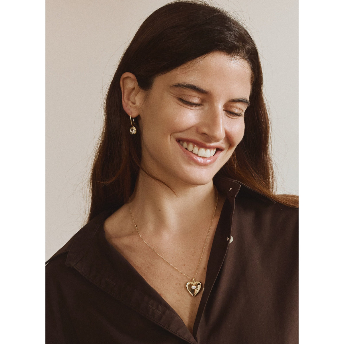 Fyb Jewelry Womens Audrina Sapphire Earrings in Gold