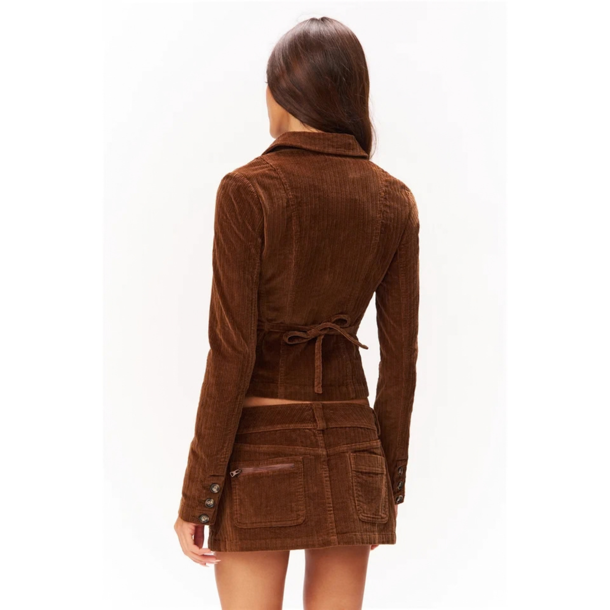 Guizio Womens Benny Skirt-Espresso