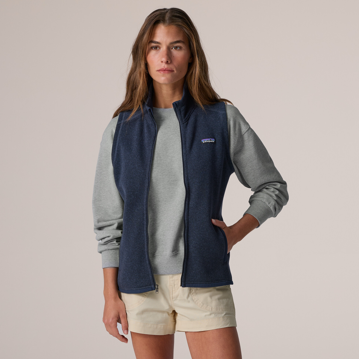 Patagonia Womens Better Sweater Vest- New Navy
