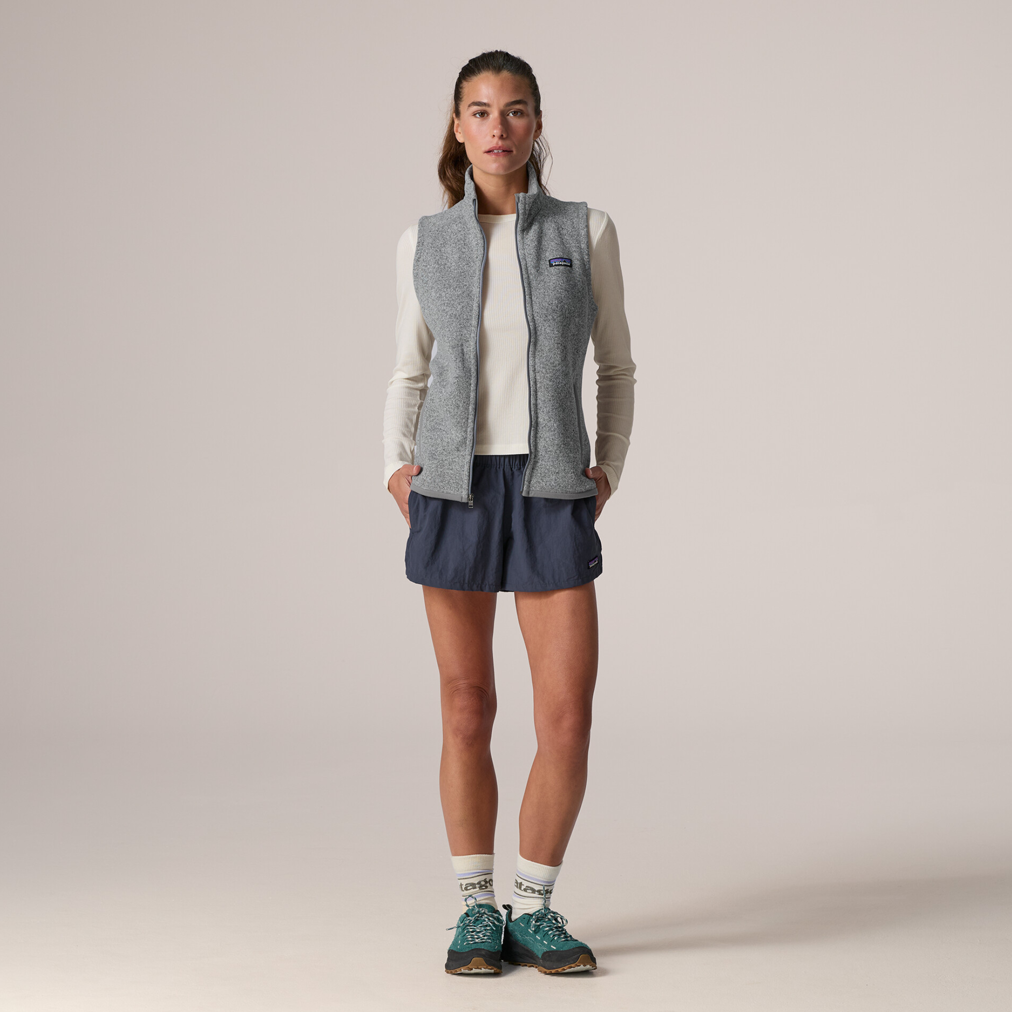 Patagonia Womens Better Sweater Vest- Birch White