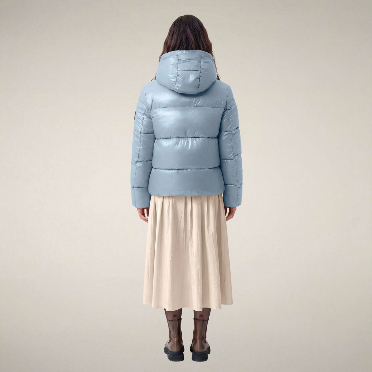 Save The Duck Womens Biddy Jacket LOVE21 - Pale Blue