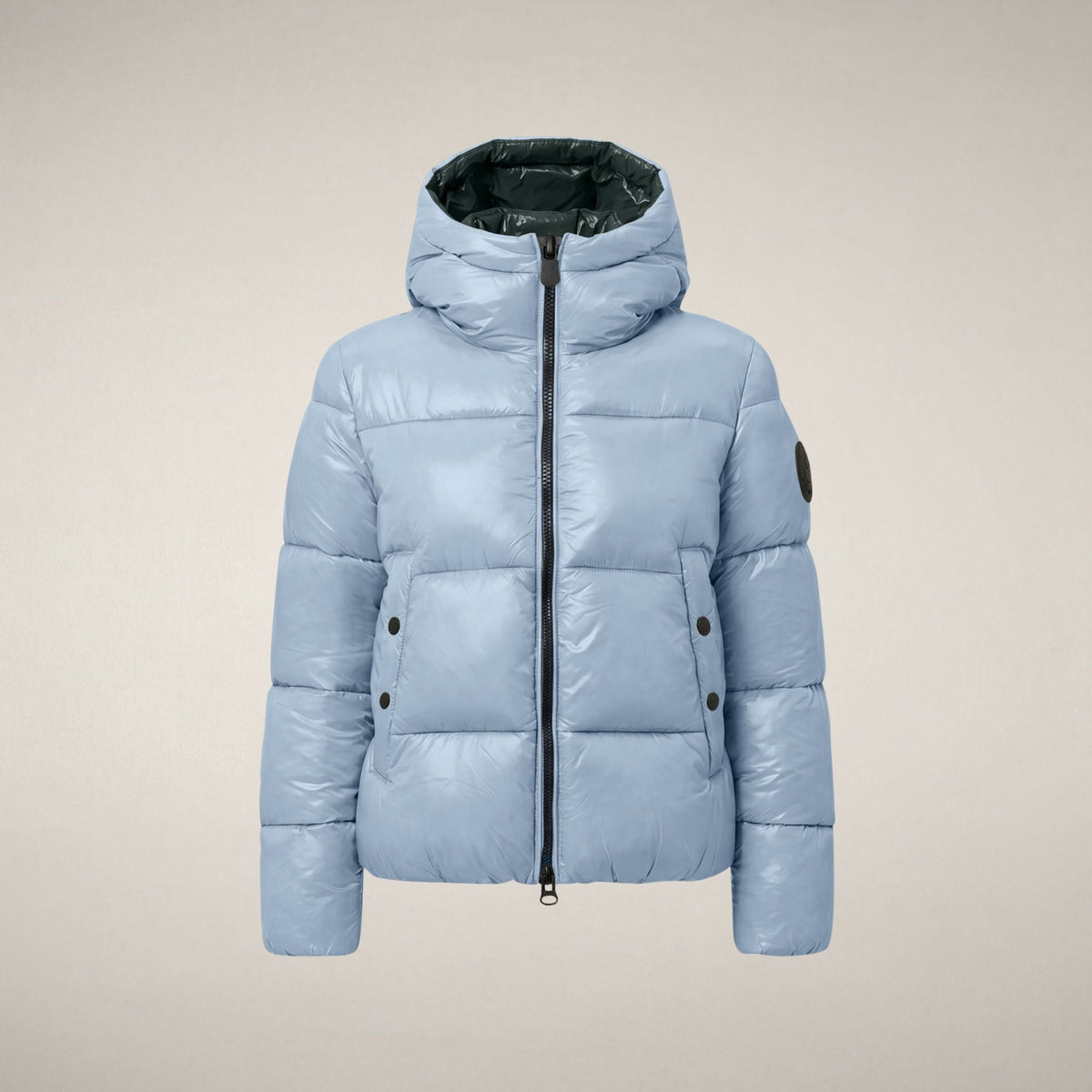 Save The Duck Womens Biddy Jacket LOVE21 - Pale Blue