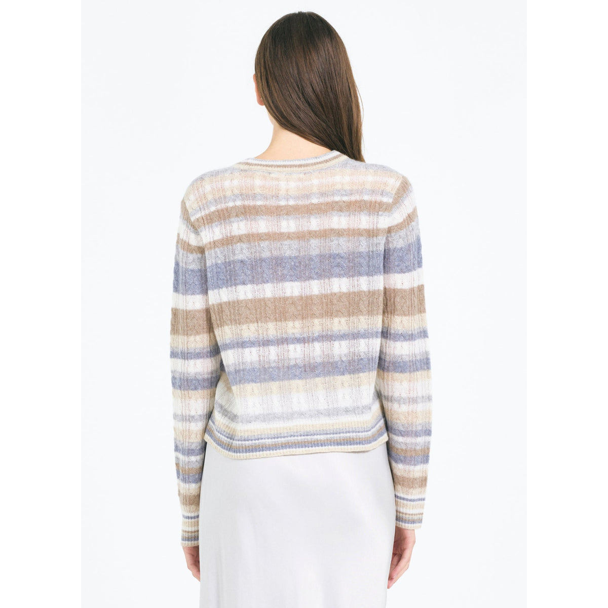 One Grey Day Womens Blakely Tissue Cashmere Pullover