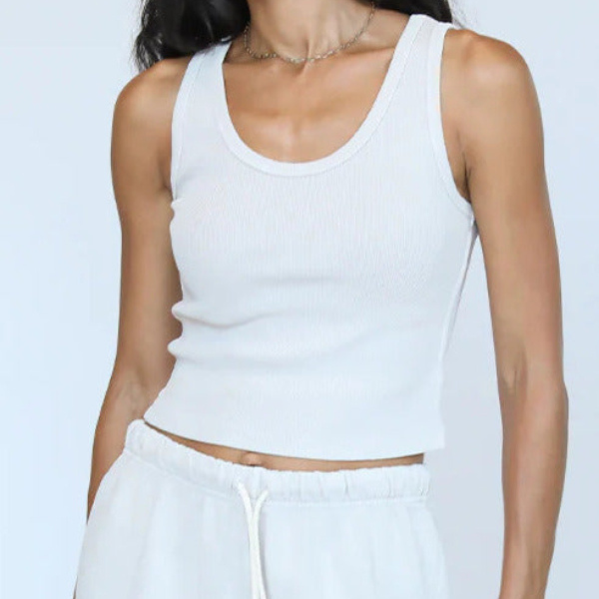 Perfect White Tee Womens Blondie Tank-Sand