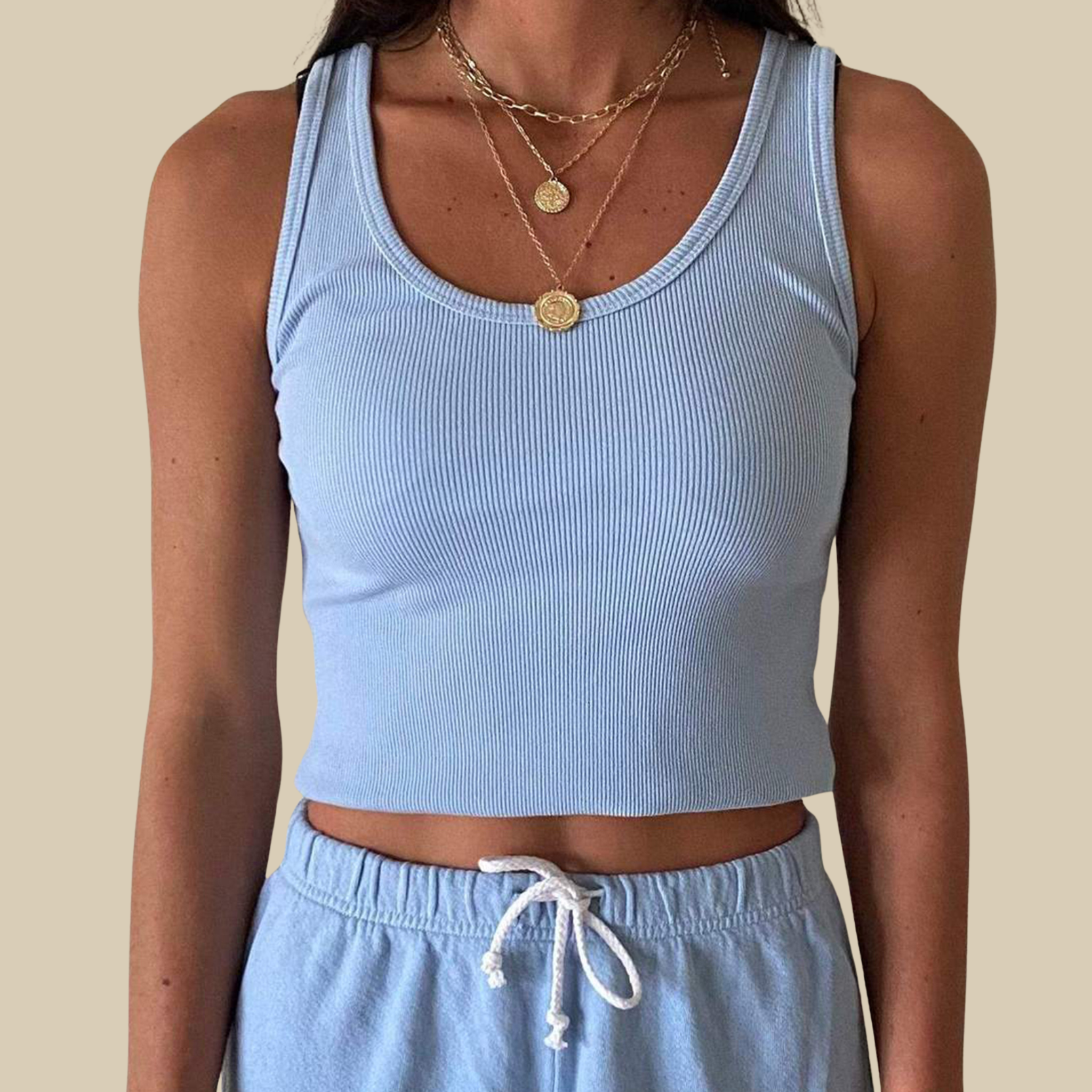 Perfect White Tee Womens Blondie Tank-Water
