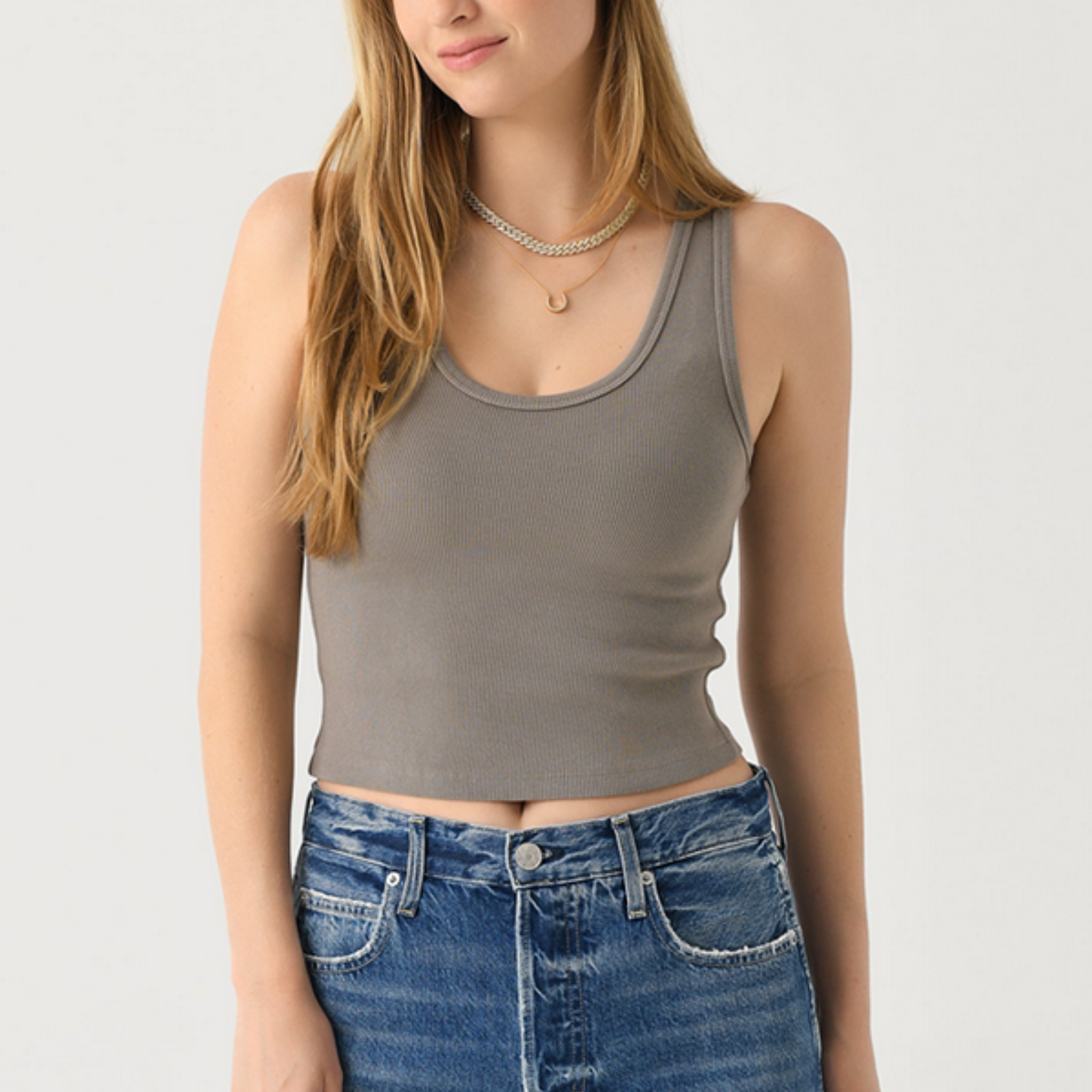 Perfect White Tee Womens Blondie Tank-Mushroom