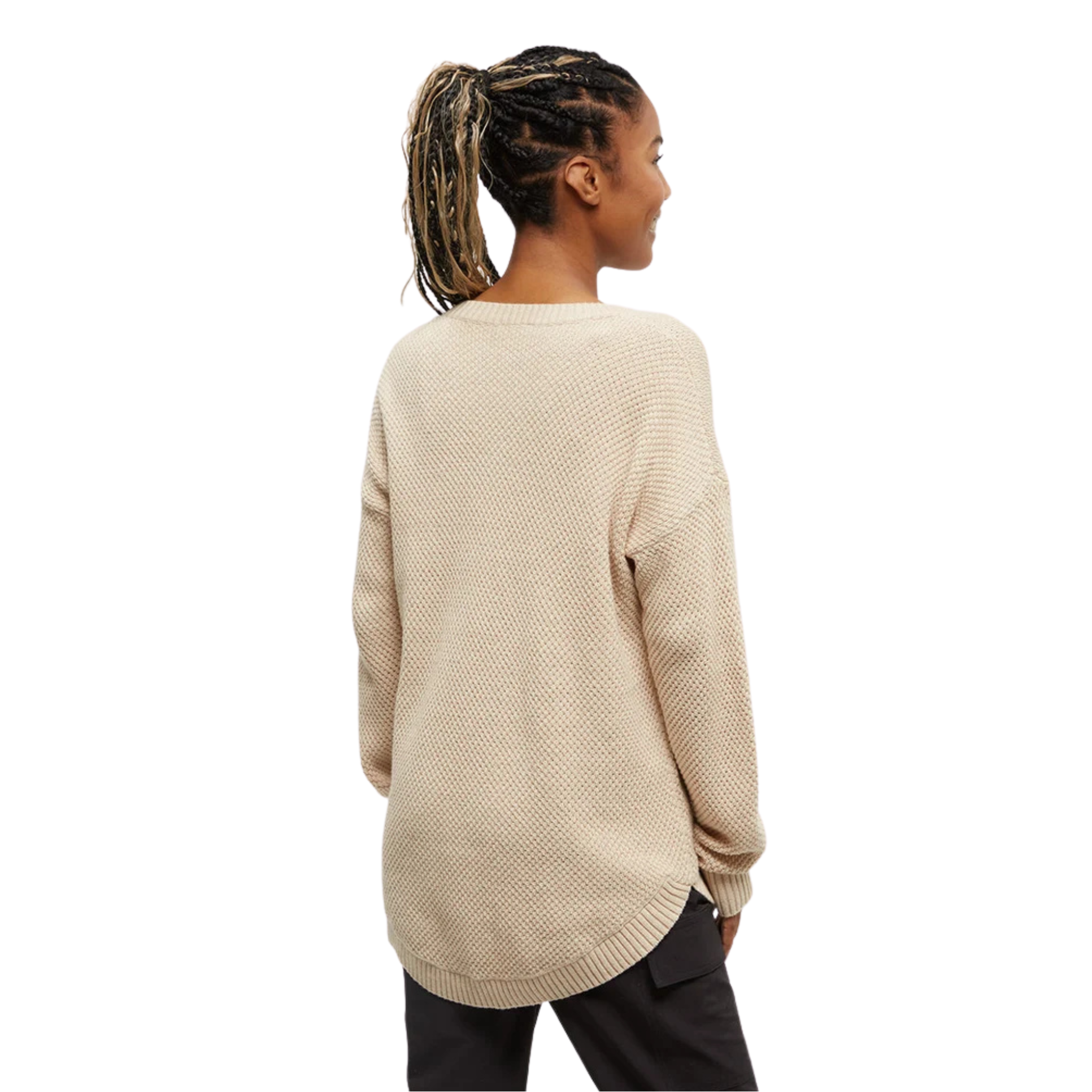 Tentree Womens Broughton Sweater-5581_Warm Oak Heather