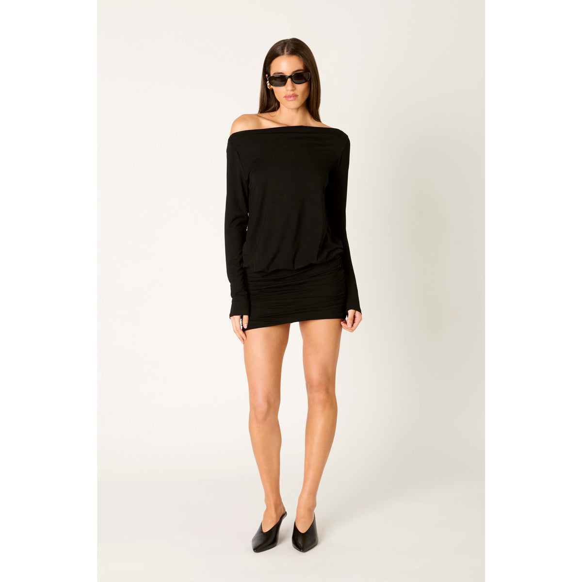 Nia Womens Burgos Dress - Black